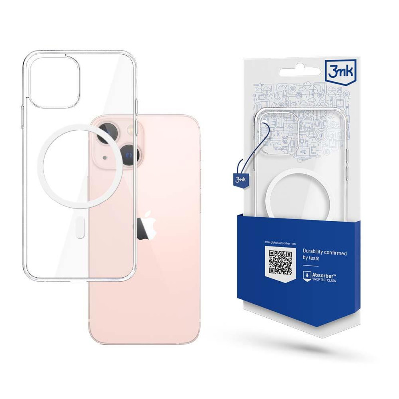 3mk Mag Case su MagSafe iPhone 13 mini - skaidrus 3mk Mag Case su MagSafe iPhone 13 mini - skaidrus
