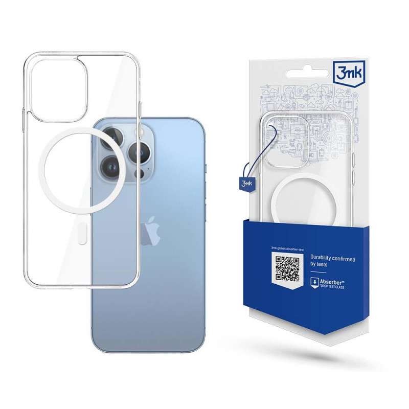 3mk Mag Case su MagSafe iPhone 13 Pro - skaidrus 3mk Mag Case su MagSafe iPhone 13 Pro - skaidrus