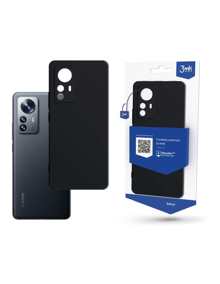 3mk matinis dėklas, skirtas Xiaomi 12 Pro – juodas 3mk matinis dėklas, skirtas Xiaomi 12 Pro – juodas
