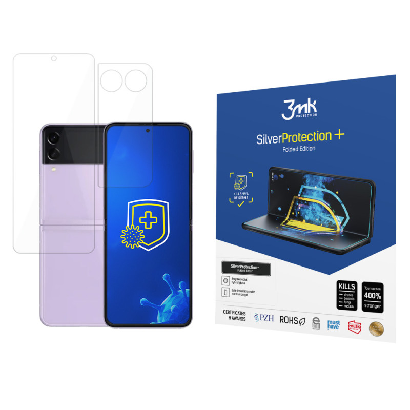 3mk SilverProtection+ Folded Edition apsauginė folija, skirta Samsung Galaxy Z Flip 3 5G 3mk SilverProtection+ Folded Edition apsauginė folija, skirta Samsung Galaxy Z Flip 3 5G