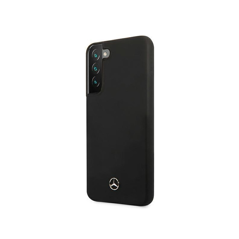 Mercedes Silicone Line dėklas Samsung Galaxy S22 - juodas