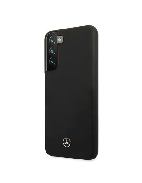 Mercedes Silicone Line dėklas Samsung Galaxy S22 - juodas Mercedes Silicone Line dėklas Samsung Galaxy S22 - juodas