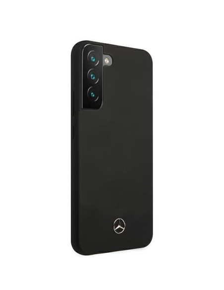 Mercedes Silicone Line dėklas Samsung Galaxy S22 - juodas Mercedes Silicone Line dėklas Samsung Galaxy S22 - juodas