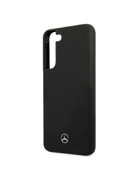Mercedes Silicone Line dėklas Samsung Galaxy S22 - juodas Mercedes Silicone Line dėklas Samsung Galaxy S22 - juodas
