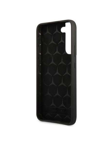 Mercedes Silicone Line dėklas Samsung Galaxy S22 - juodas Mercedes Silicone Line dėklas Samsung Galaxy S22 - juodas