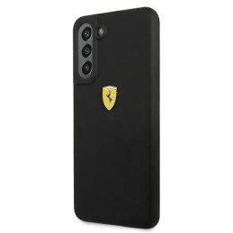 Ferrari silikoninis dėklas Samsung Galaxy S21 FE - juodas