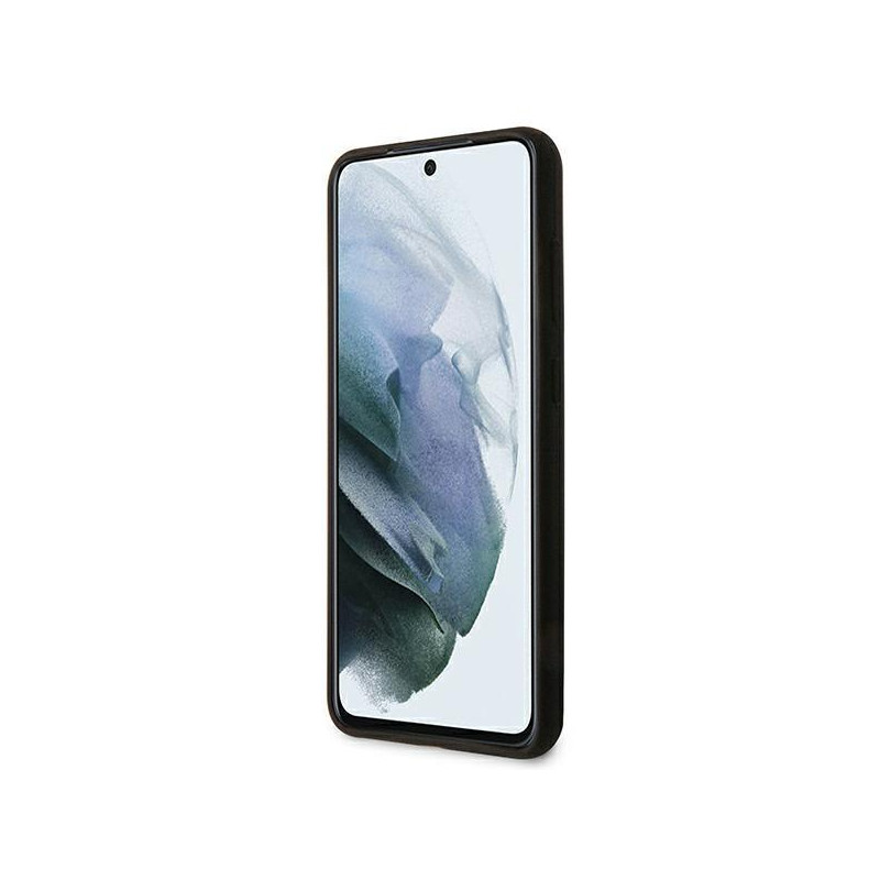 Ferrari silikoninis dėklas Samsung Galaxy S21 FE - juodas
