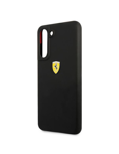 Ferrari silikoninis dėklas Samsung Galaxy S21 FE - juodas Ferrari silikoninis dėklas Samsung Galaxy S21 FE - juodas