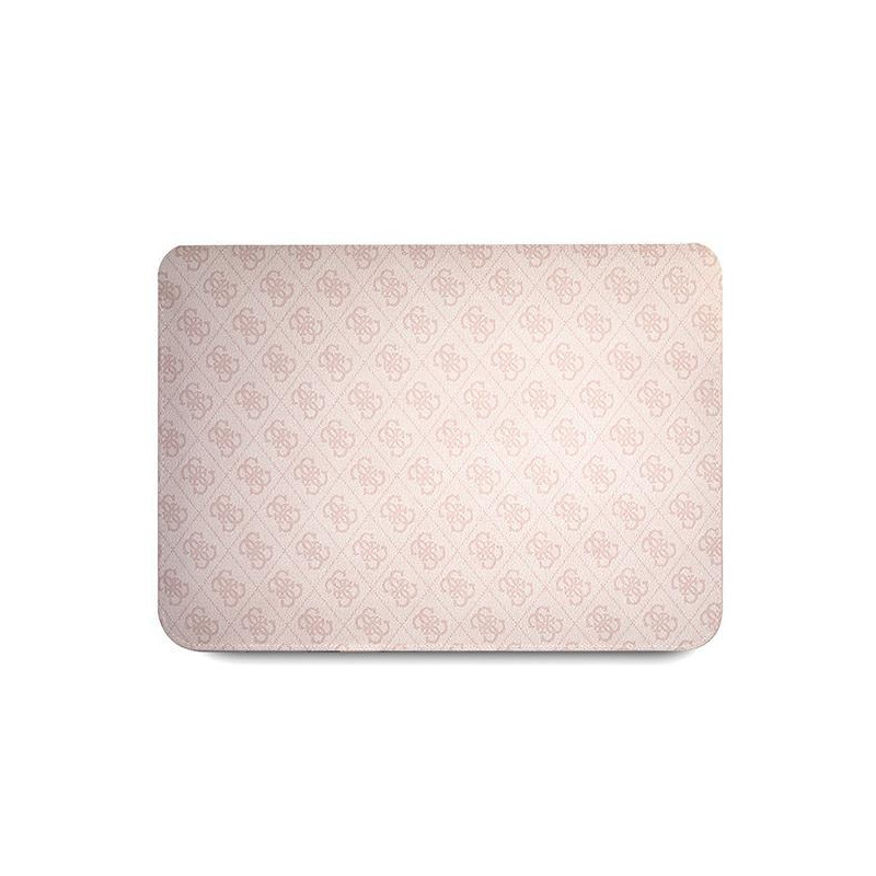 Guess 4G Uptown Triangle Logo dėklas 13-14" nešiojamam kompiuteriui – rožinis