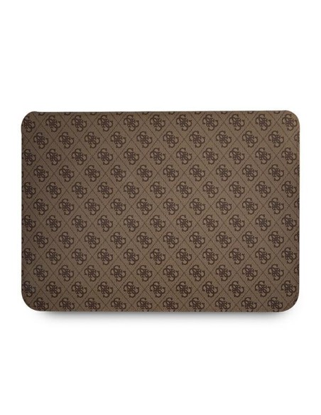 Guess 4G Uptown Triangle Logo dėklas 16 colių nešiojamam kompiuteriui – rudas Guess 4G Uptown Triangle Logo dėklas 16 colių nešiojamam kompiuteriui – rudas