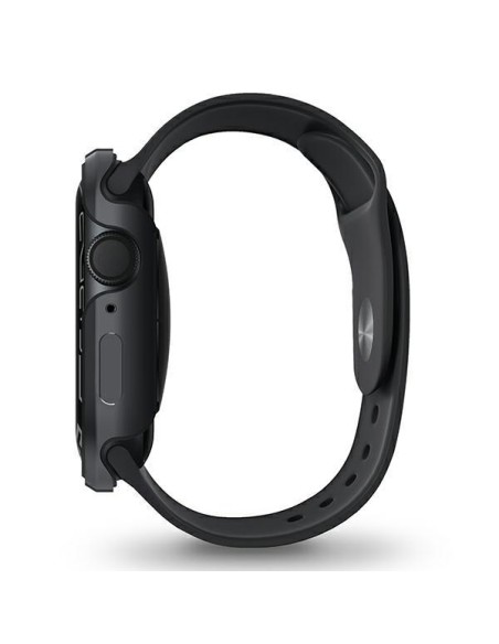 UNIQ dėklas Valencia Apple Watch Series 4/ 5/ 6/ 7/ 8/ SE/ SE2 45/ 44mm. grafitas/ grafitas UNIQ dėklas Valencia Apple Watch Series 4/ 5/ 6/ 7/ 8/ SE/ SE2 45/ 44mm. grafitas/ grafitas