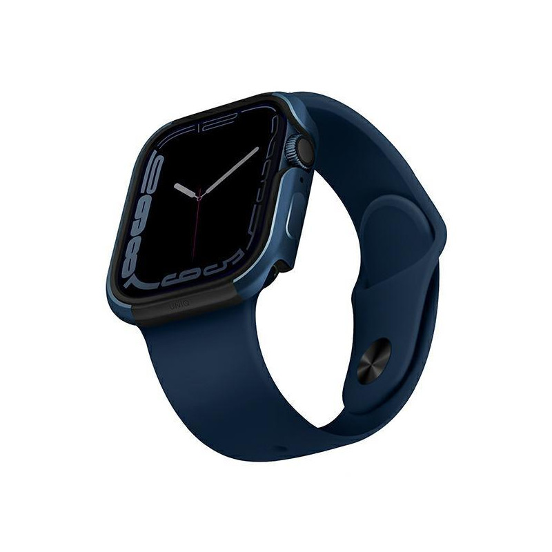 UNIQ Valencia dėklas Apple Watch 4/ 5/ 6/ SE 45/ 44mm - mėlynas UNIQ Valencia dėklas Apple Watch 4/ 5/ 6/ SE 45/ 44mm - mėlynas