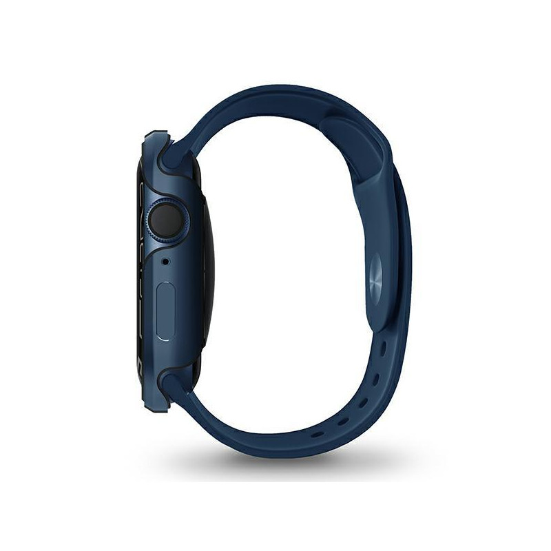 UNIQ Valencia dėklas Apple Watch 4/ 5/ 6/ SE 45/ 44mm - mėlynas