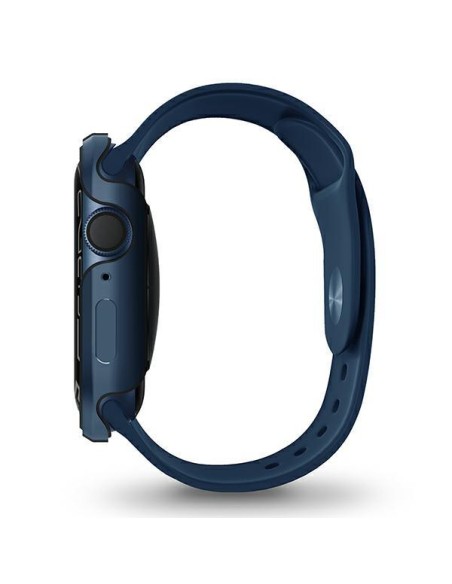 UNIQ Valencia dėklas Apple Watch 4/ 5/ 6/ SE 45/ 44mm - mėlynas UNIQ Valencia dėklas Apple Watch 4/ 5/ 6/ SE 45/ 44mm - mėlynas
