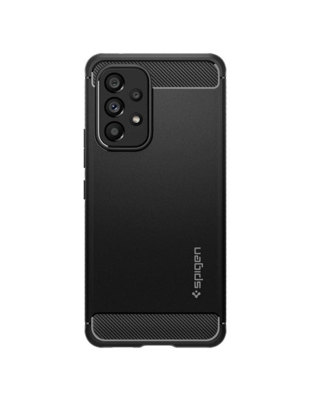 Spigen Rugged Armor dėklas, skirtas Samsung Galaxy A53 5G - matinė juoda Spigen Rugged Armor dėklas, skirtas Samsung Galaxy A53 5G - matinė juoda