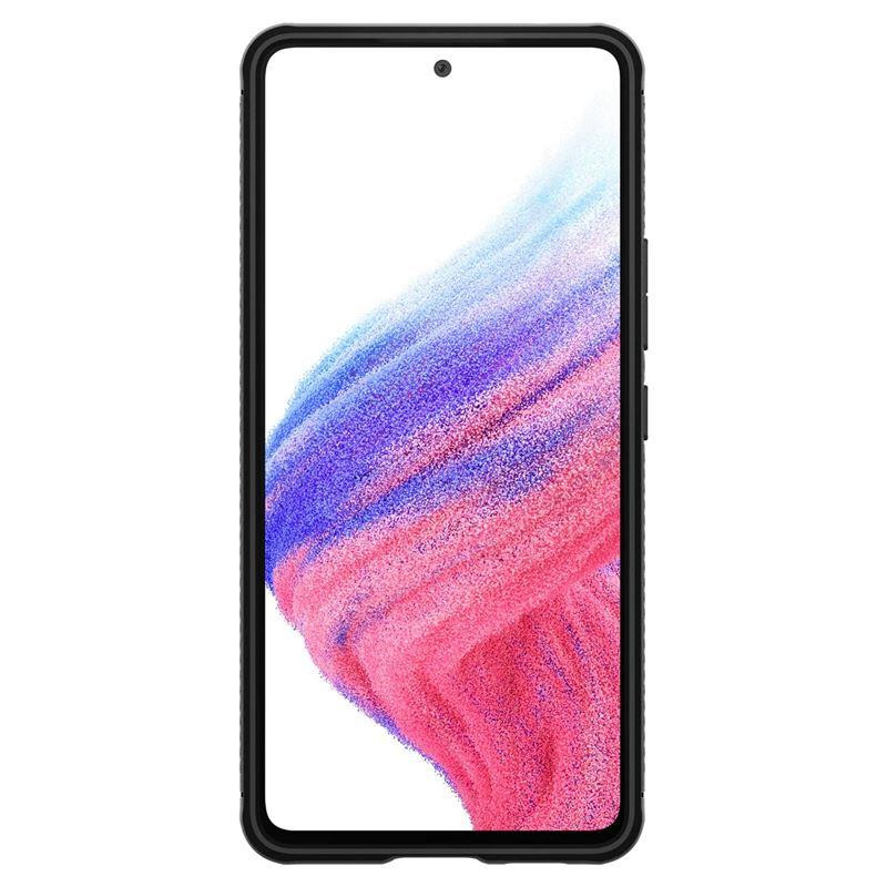 Spigen Rugged Armor dėklas, skirtas Samsung Galaxy A53 5G - matinė juoda