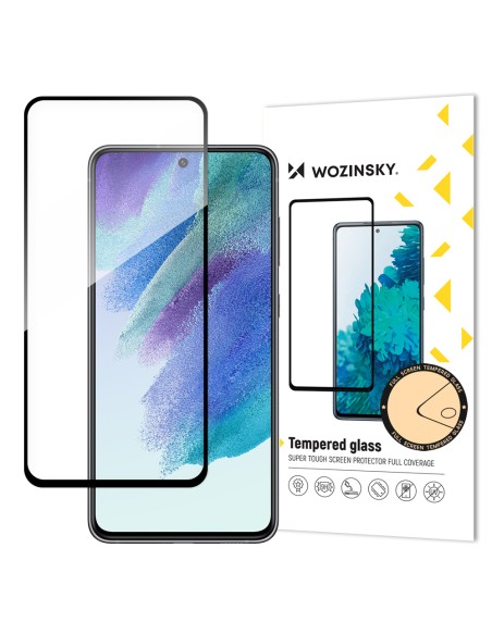 Wozinsky Super patvarus pilnai klijuojamas grūdintas stiklas viso ekrano dangtelis su rėmeliu patogiu dėklu Samsung Gala... Wozinsky Super patvarus pilnai klijuojamas grūdintas stiklas viso ekrano dangtelis su rėmeliu patogiu dėklu Samsung Gala...