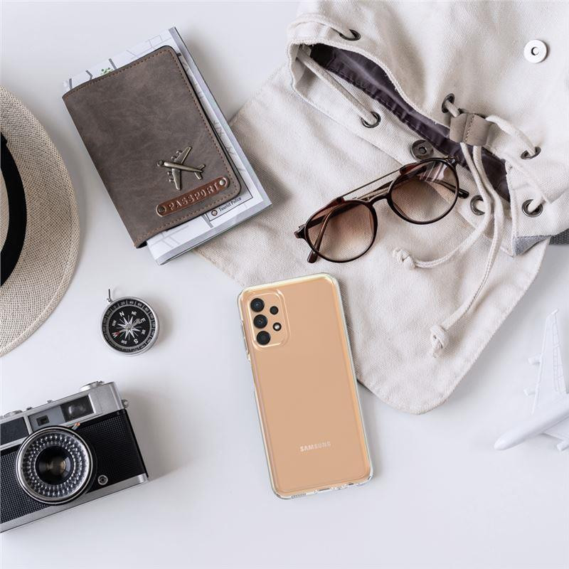 Spigen Skystųjų kristalų dėklas, skirtas Samsung Galaxy A13 4G / LTE - skaidrus Spigen Skystųjų kristalų dėklas, skirtas Samsung Galaxy A13 4G / LTE - skaidrus