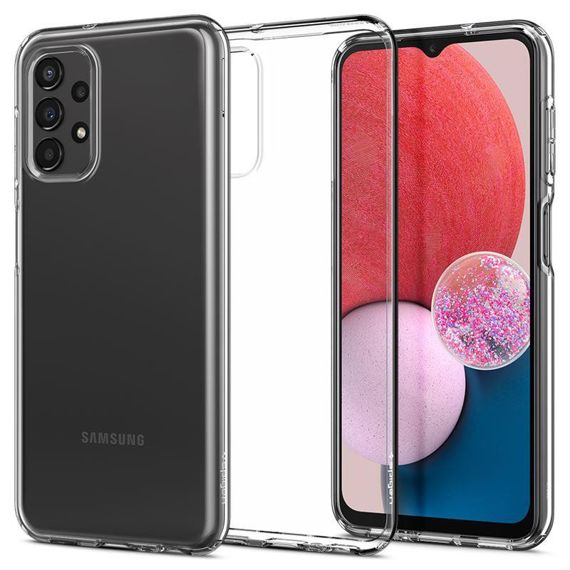 Spigen Skystųjų kristalų dėklas, skirtas Samsung Galaxy A13 4G / LTE - skaidrus