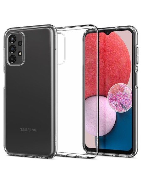 Spigen Skystųjų kristalų dėklas, skirtas Samsung Galaxy A13 4G / LTE - skaidrus Spigen Skystųjų kristalų dėklas, skirtas Samsung Galaxy A13 4G / LTE - skaidrus