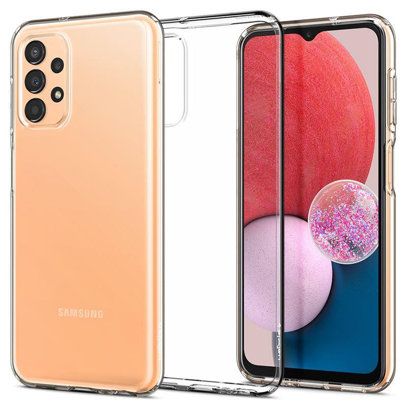 Spigen Skystųjų kristalų dėklas, skirtas Samsung Galaxy A13 4G / LTE - skaidrus