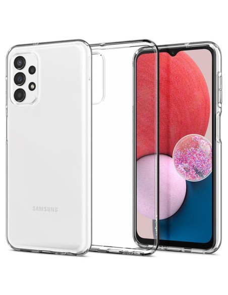 Spigen Skystųjų kristalų dėklas, skirtas Samsung Galaxy A13 4G / LTE - skaidrus Spigen Skystųjų kristalų dėklas, skirtas Samsung Galaxy A13 4G / LTE - skaidrus