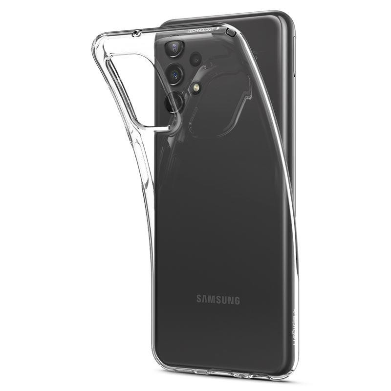 Spigen Skystųjų kristalų dėklas, skirtas Samsung Galaxy A13 4G / LTE - skaidrus