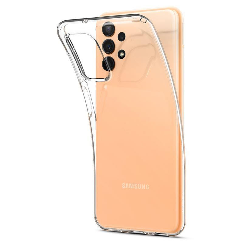 Spigen Skystųjų kristalų dėklas, skirtas Samsung Galaxy A13 4G / LTE - skaidrus