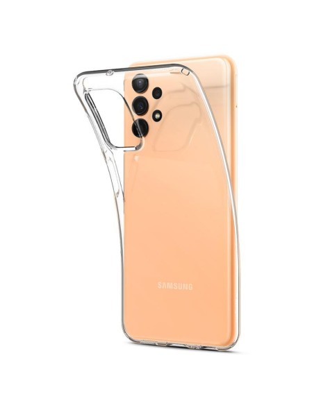 Spigen Skystųjų kristalų dėklas, skirtas Samsung Galaxy A13 4G / LTE - skaidrus Spigen Skystųjų kristalų dėklas, skirtas Samsung Galaxy A13 4G / LTE - skaidrus