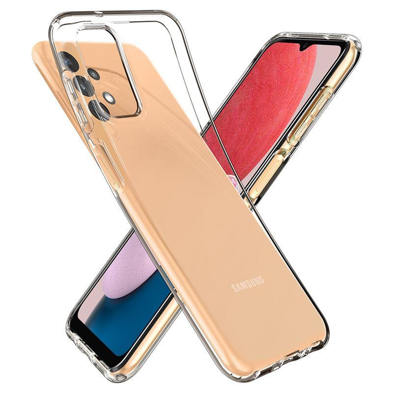 Spigen Skystųjų kristalų dėklas, skirtas Samsung Galaxy A13 4G / LTE - skaidrus