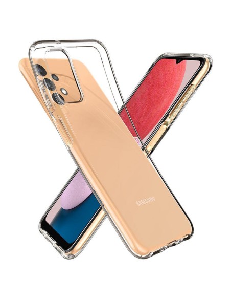 Spigen Skystųjų kristalų dėklas, skirtas Samsung Galaxy A13 4G / LTE - skaidrus Spigen Skystųjų kristalų dėklas, skirtas Samsung Galaxy A13 4G / LTE - skaidrus
