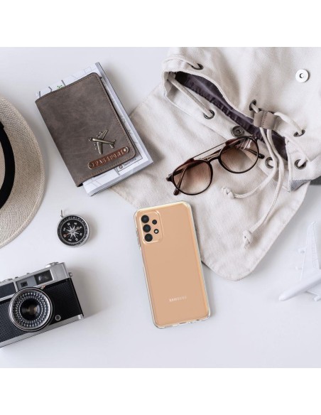 Spigen Skystųjų kristalų dėklas, skirtas Samsung Galaxy A13 4G / LTE - skaidrus Spigen Skystųjų kristalų dėklas, skirtas Samsung Galaxy A13 4G / LTE - skaidrus