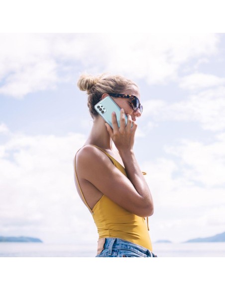 Spigen Skystųjų kristalų dėklas, skirtas Samsung Galaxy A13 4G / LTE - skaidrus Spigen Skystųjų kristalų dėklas, skirtas Samsung Galaxy A13 4G / LTE - skaidrus