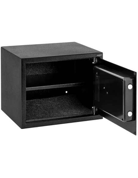 Namų elektroninis seifas kodui ir raktui 38x30x30 cm Namų elektroninis seifas kodui ir raktui 38x30x30 cm