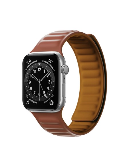 Magnetinis dirželis laikrodžiui 6 / 5 / 4 / 3 / 2 / SE (44 mm / 42 mm) Magnetinė apyrankė Apyrankė Ruda