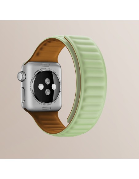 Magnetinis dirželis laikrodžiui 6 / 5 / 4 / 3 / 2 / SE (44 mm / 42 mm) Magnetinė apyrankė Apyrankė Ruda