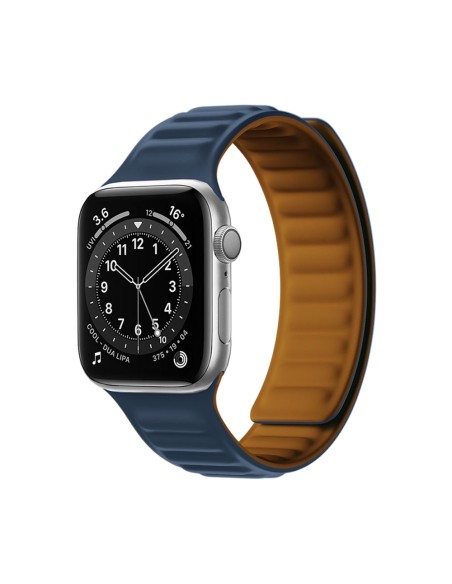 Magnetinis dirželis laikrodžiui 6 / 5 / 4 / 3 / 2 / SE (44 mm / 42 mm) Magnetinė apyrankė Apyrankė Mėlyna