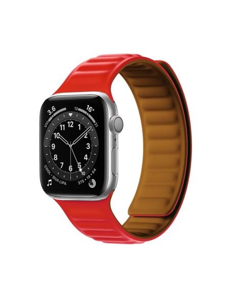 Magnetinio dirželio laikrodžio dirželis 7/ 8/ 9 41 mm magnetinė apyrankė apyrankė Raudona