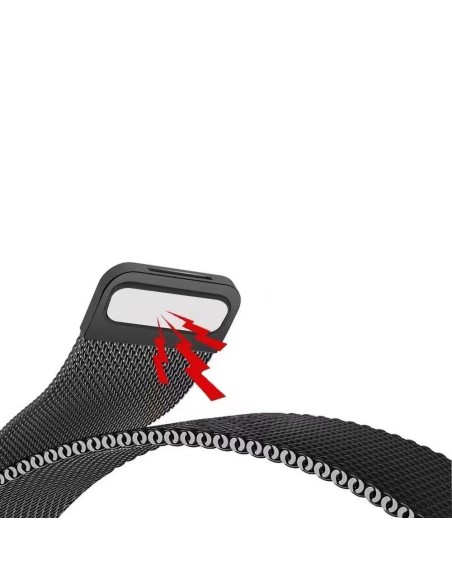 Magnetinio dirželio dirželis laikrodžiui 6 / 5 / 4 / 3 / 2 / SE (40 mm / 38 mm) Magnetinė apyrankė apyrankė Raudona