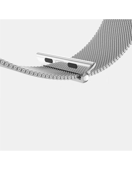 Magnetinio dirželio dirželis laikrodžiui 6 / 5 / 4 / 3 / 2 / SE (44 mm / 42 mm) Magnetinė apyrankė apyrankė Raudona