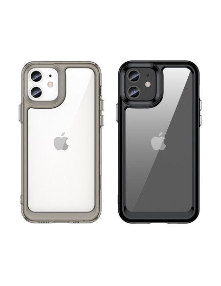 Outer Space Case dėklas skirtas iPhone 12, kietas dangtelis su gelio rėmeliu, mėlynas Outer Space Case dėklas skirtas iPhone 12, kietas dangtelis su gelio rėmeliu, mėlynas