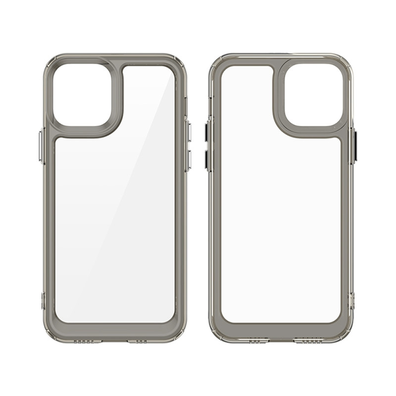 Outer Space Case dėklas skirtas iPhone 12, kietas dangtelis su gelio rėmeliu, mėlynas