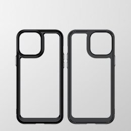 Outer Space Case dėklas skirtas iPhone 13 Pro Max, kietas dangtelis su gelio rėmeliu, mėlynas