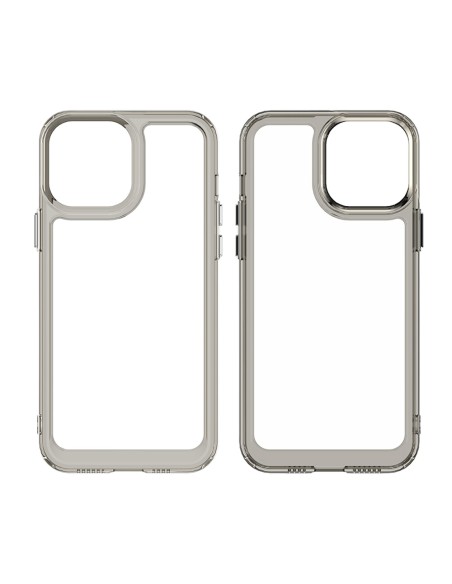 Outer Space Case dėklas skirtas iPhone 13 Pro Max, kietas dangtelis su gelio rėmeliu, mėlynas