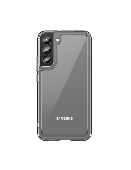 „Oper Space Case“ dėklas, skirtas Samsung Galaxy S22+ (S22 Plus) kietu dangteliu su permatomu gelio rėmeliu