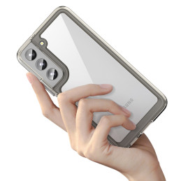 „Oper Space Case“ dėklas, skirtas Samsung Galaxy S22+ (S22 Plus) kietu dangteliu su permatomu gelio rėmeliu
