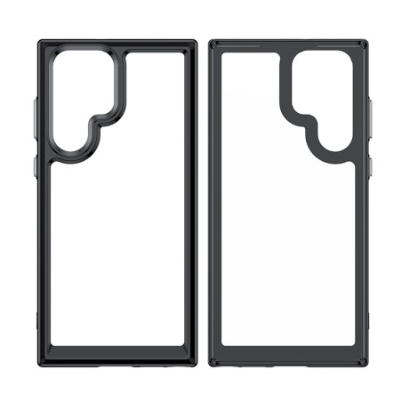 Outer Space Case dėklas, skirtas Samsung Galaxy S22 Ultra standus dangtelis su gelio rėmeliu, raudonas