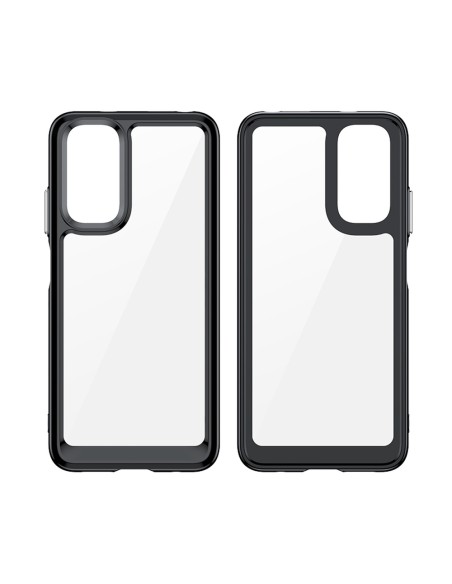 Outer Space Case dėklas Xiaomi Redmi Note 11 kietu dangteliu su gelio rėmeliu raudonu Outer Space Case dėklas Xiaomi Redmi Note 11 kietu dangteliu su gelio rėmeliu raudonu