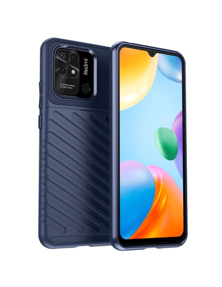 Thunder Case lankstus šarvuotas dėklas, skirtas Xiaomi Redmi 10C blue