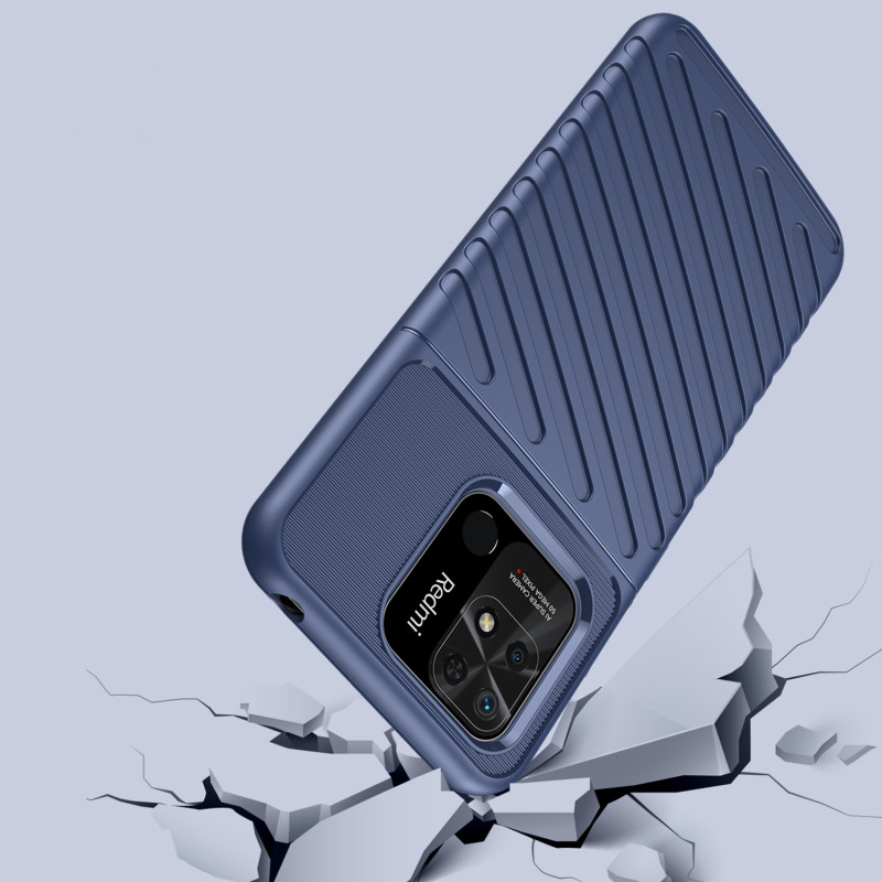 Thunder Case lankstus šarvuotas dėklas, skirtas Xiaomi Redmi 10C blue